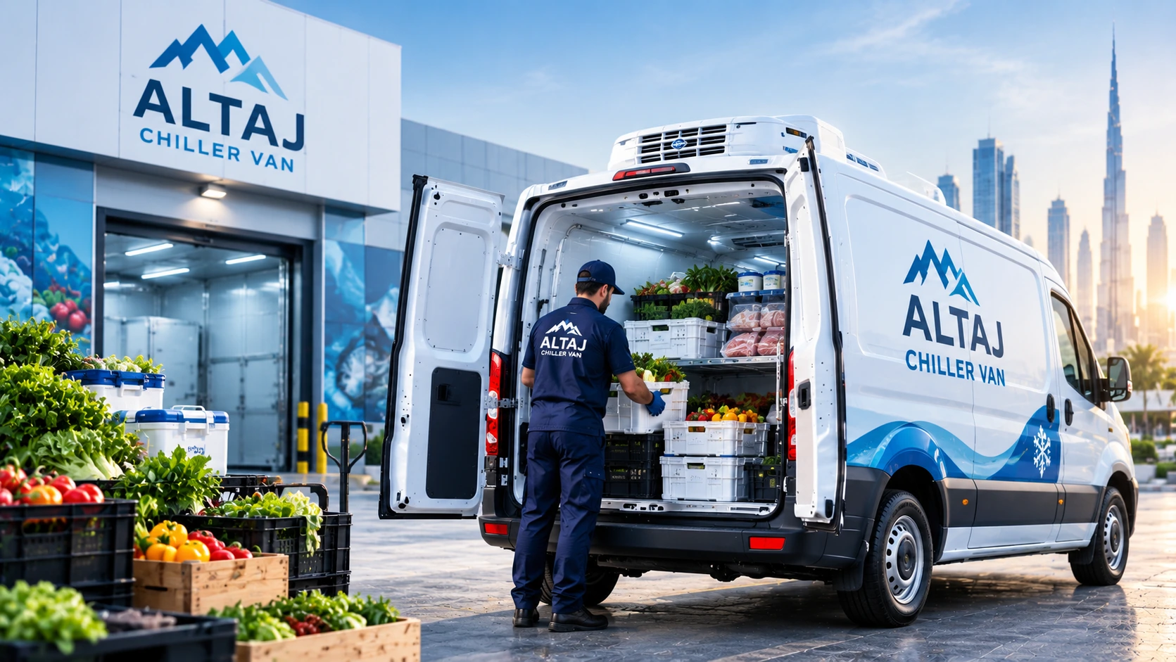 Chiller van rental in Ajman